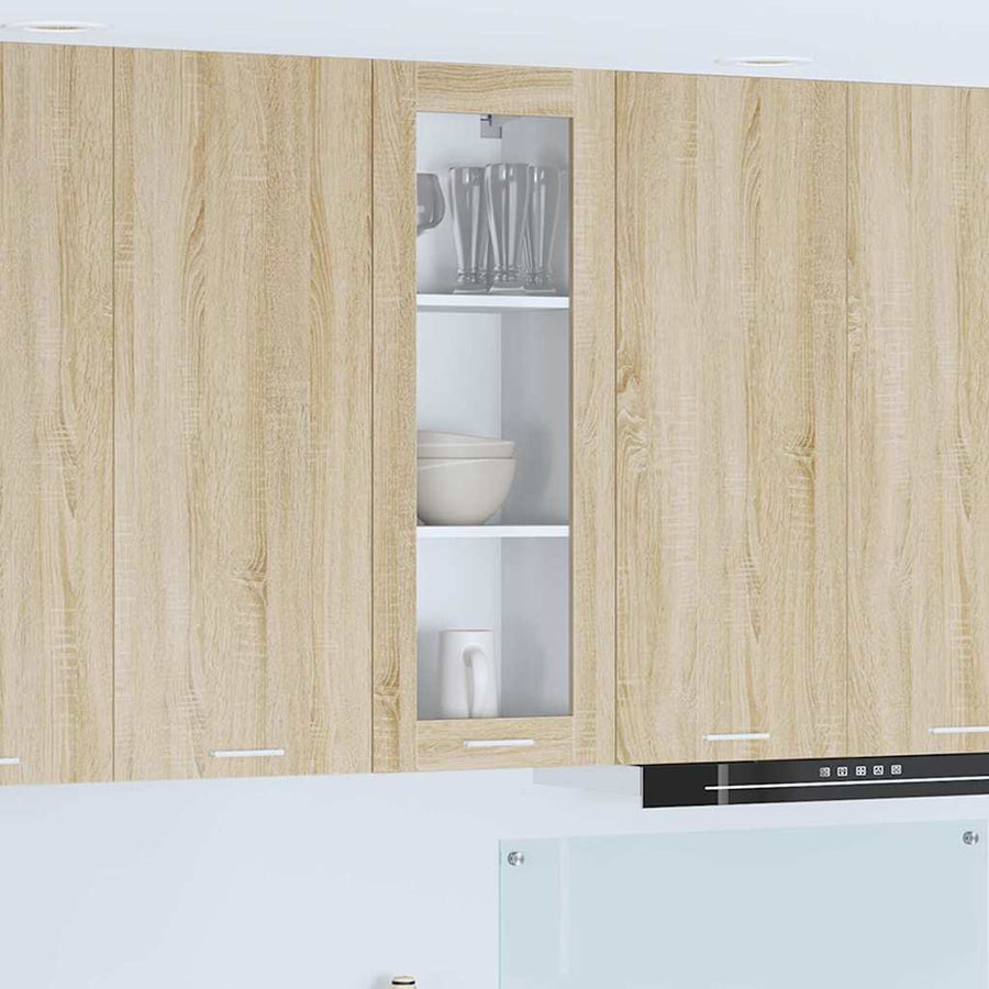 Hangkast Riga Sonoma Eiken 40 x 31 x 100 cm Bewerkt hout