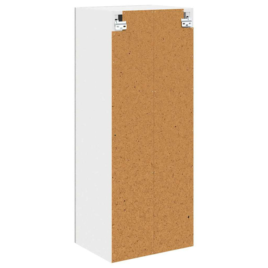 Hangkast Riga Beton Grijs 40 x 31 x 100 cm Bewerkt hout