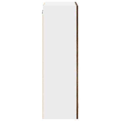 Hangkast Riga Gerookt eiken 40 x 31 x 100 cm Bewerkt hout