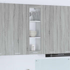Hangkast 40x31x100 cm grijs sonoma bewerkt hout