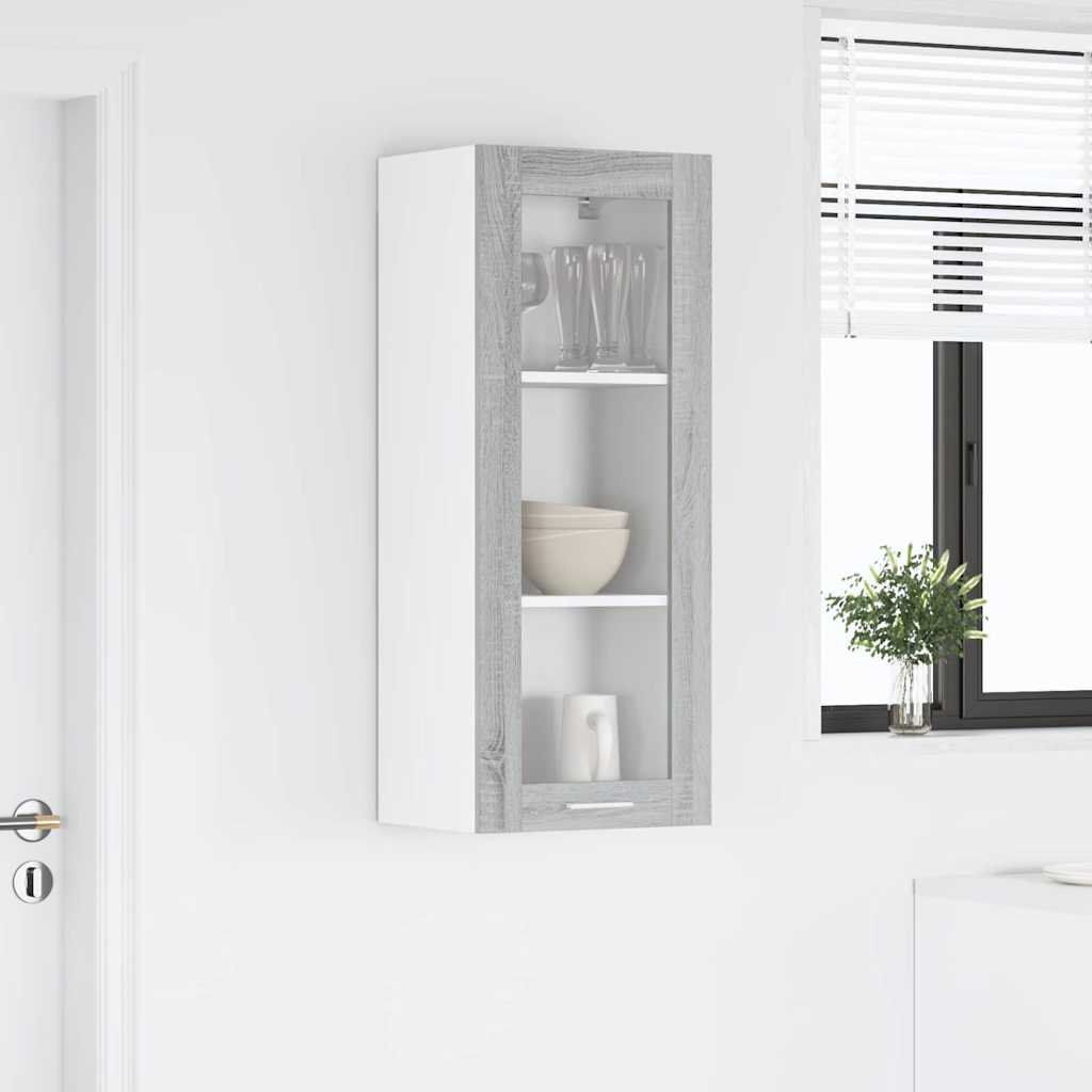 Hangkast Riga Grijs Sonoma 40 x 31 x 100 cm Bewerkt hout