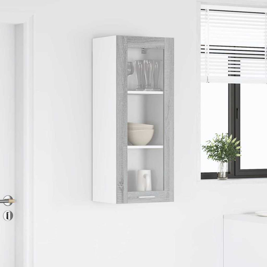 Hangkast Riga Grijs Sonoma 40 x 31 x 100 cm Bewerkt hout