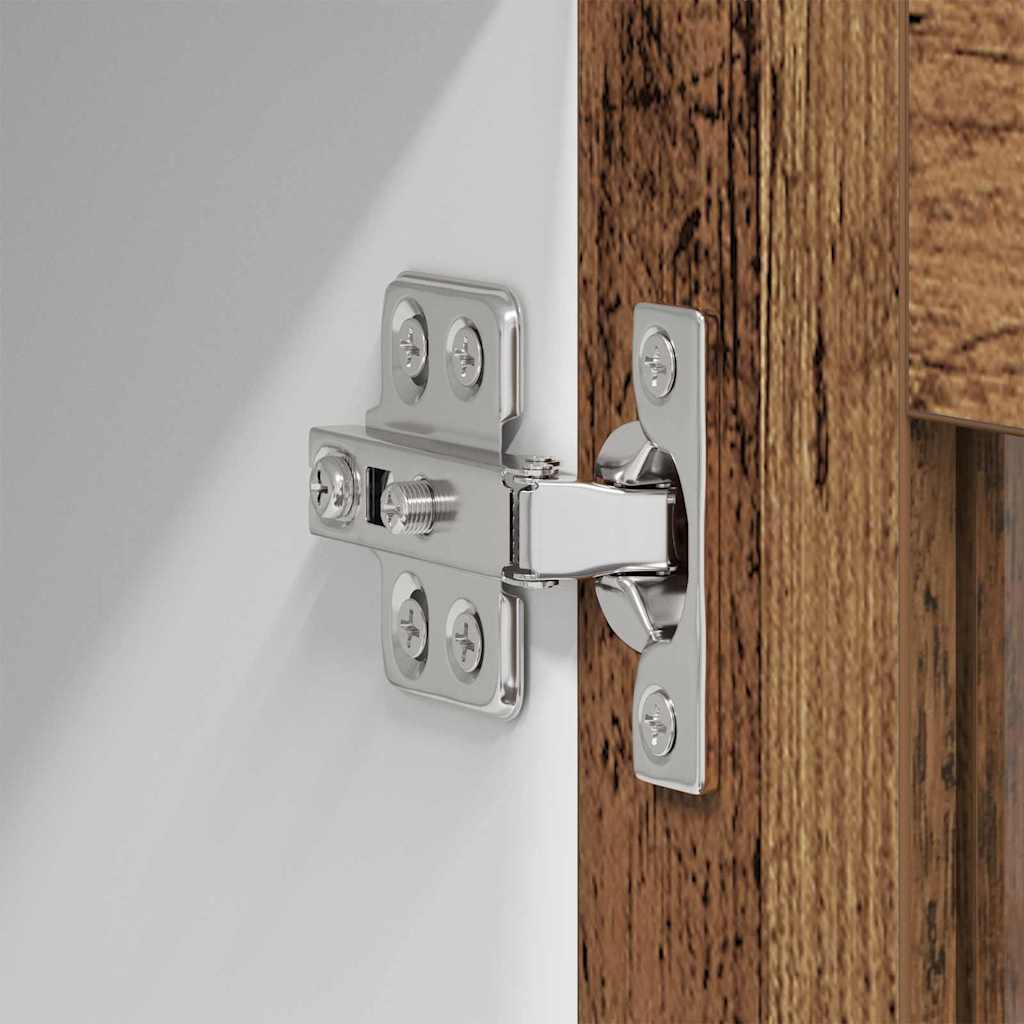 Hangkast met plank Riga Oud Hout 40 x 31 x 100 cm Bewerkt hout