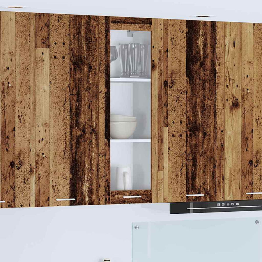Hangkast met plank Riga Oud Hout 40 x 31 x 100 cm Bewerkt hout