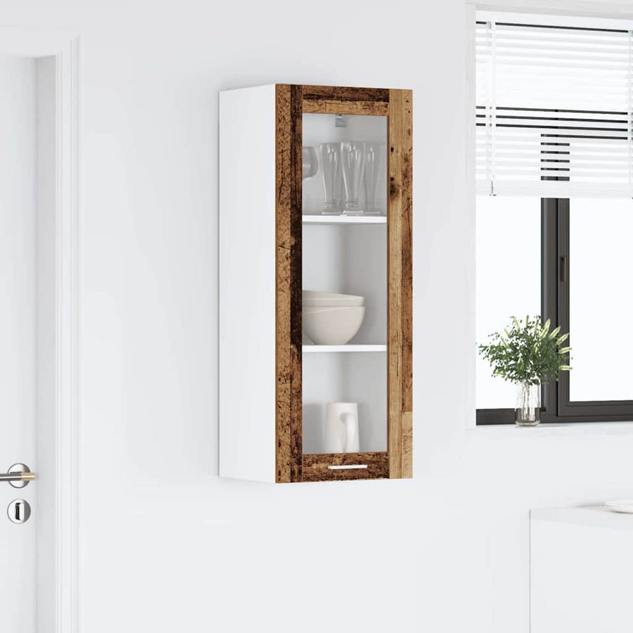 Hangkast met plank Riga Oud Hout 40 x 31 x 100 cm Bewerkt hout