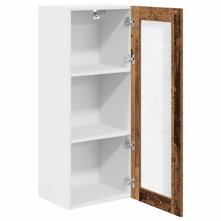 Hangkast met plank Riga Oud Hout 40 x 31 x 100 cm Bewerkt hout