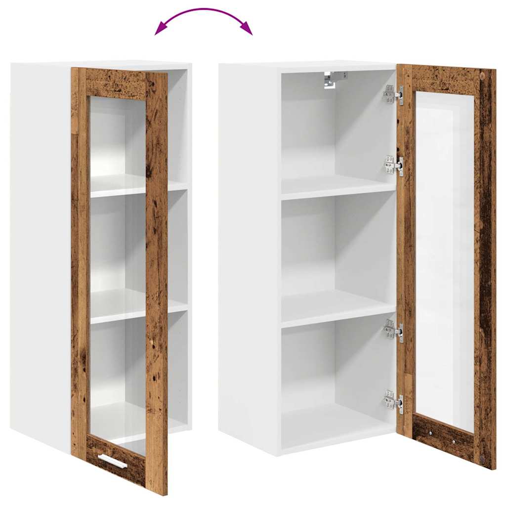 Hangkast met plank Riga Oud Hout 40 x 31 x 100 cm Bewerkt hout