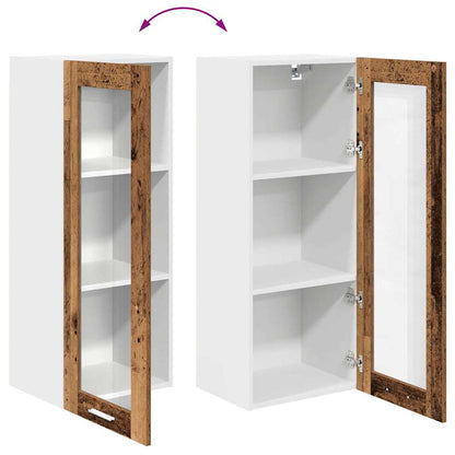 Hangkast met plank Riga Oud Hout 40 x 31 x 100 cm Bewerkt hout