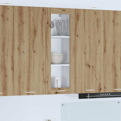 Hangkast Riga Artisan Eiken 40 x 31 x 100 cm Bewerkt hout