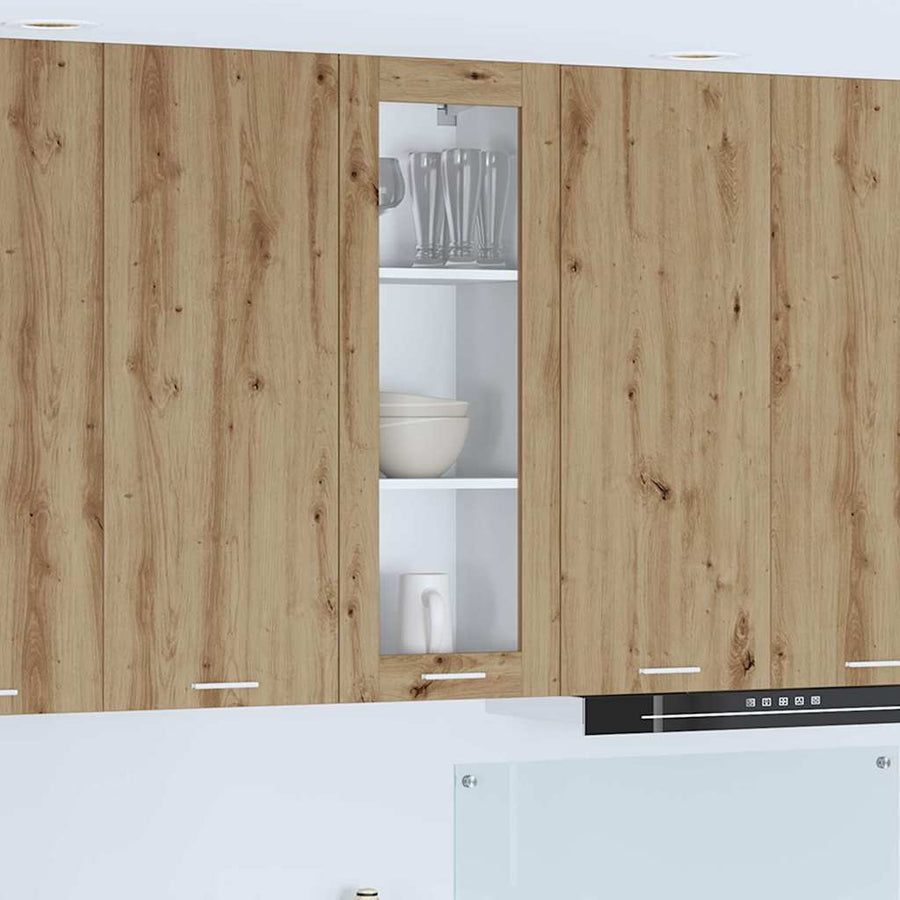Hangkast Riga Artisan Eiken 40 x 31 x 100 cm Bewerkt hout