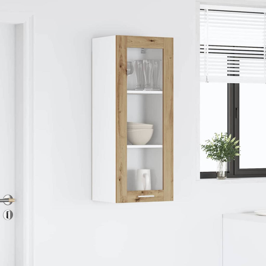 Hangkast Riga Artisan Eiken 40 x 31 x 100 cm Bewerkt hout