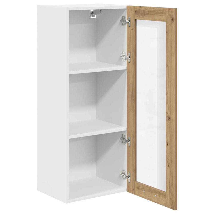 Hangkast Riga Artisan Eiken 40 x 31 x 100 cm Bewerkt hout