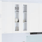 Hangkast 60x31x100 cm wit bewerkt hout