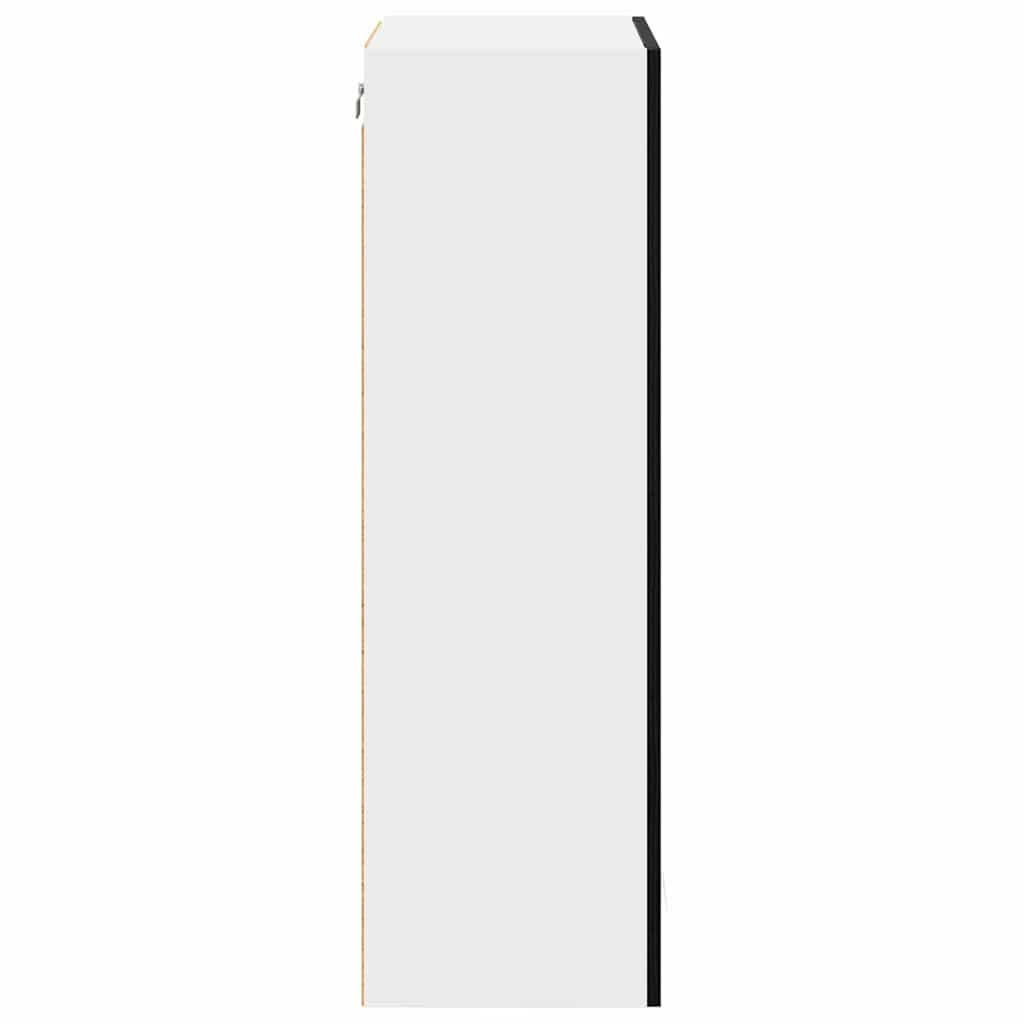 Hangkast Riga Zwart Eiken 60 x 31 x 100 cm Bewerkt hout