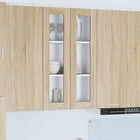 Hangkast 60x31x100 cm bewerkt hout Sonoma eiken