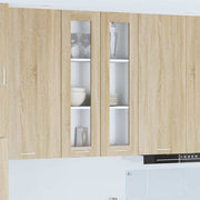 Hangkast 60x31x100 cm bewerkt hout Sonoma eiken