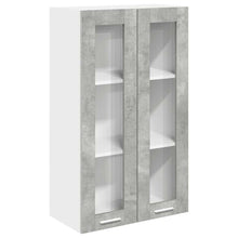 Hangkast Riga Beton Grijs 60 x 31 x 100 cm Bewerkt hout