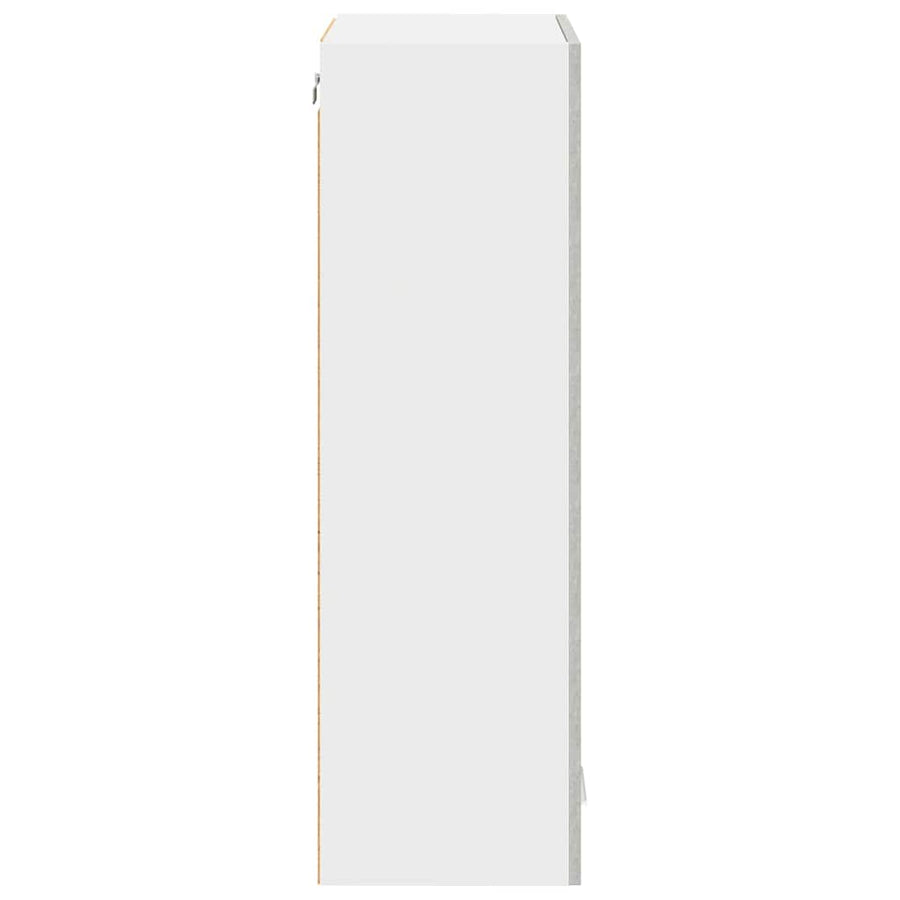 Hangkast Riga Beton Grijs 60 x 31 x 100 cm Bewerkt hout