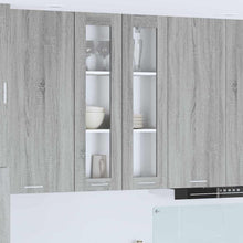 Hangkast Riga Grijs Sonoma 60 x 31 x 100 cm Bewerkt hout