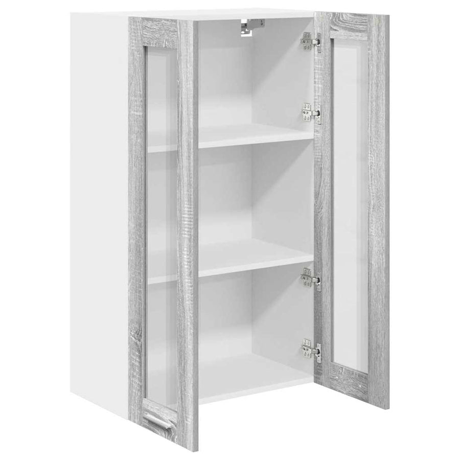 Hangkast Riga Grijs Sonoma 60 x 31 x 100 cm Bewerkt hout