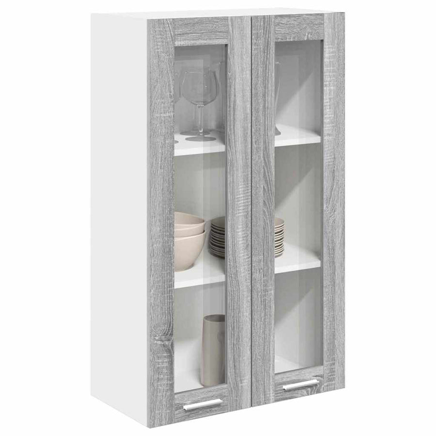 Hangkast Riga Grijs Sonoma 60 x 31 x 100 cm Bewerkt hout