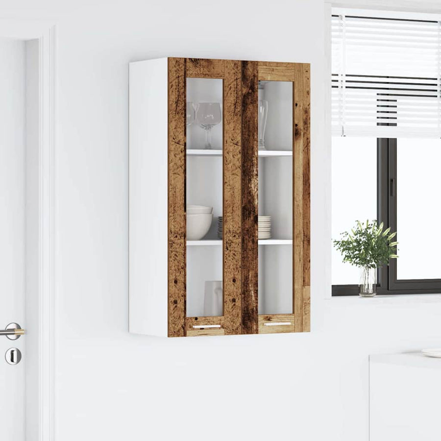 Hangkast met plank Riga Oud Hout 60 x 31 x 100 cm Bewerkt hout