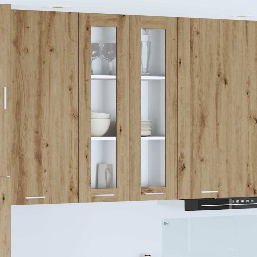 Hangkast Riga Artisan Eiken 60 x 31 x 100 cm Bewerkt hout