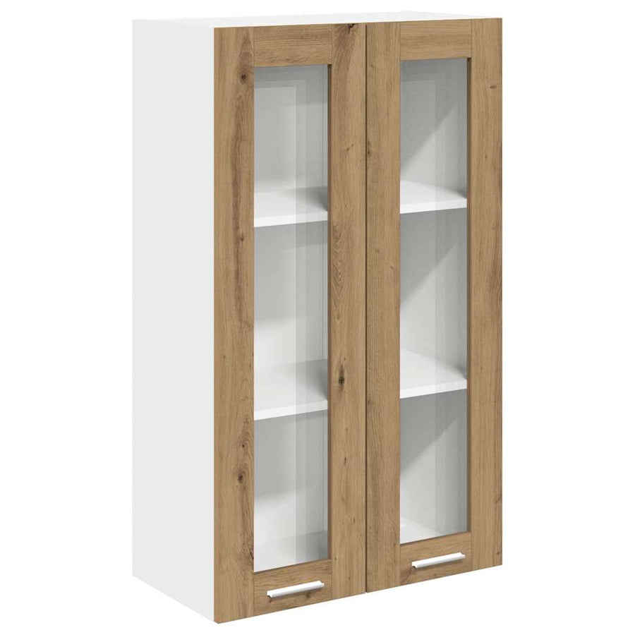 Hangkast Riga Artisan Eiken 60 x 31 x 100 cm Bewerkt hout