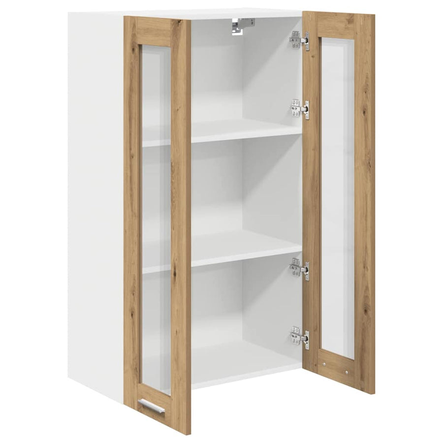 Hangkast Riga Artisan Eiken 60 x 31 x 100 cm Bewerkt hout