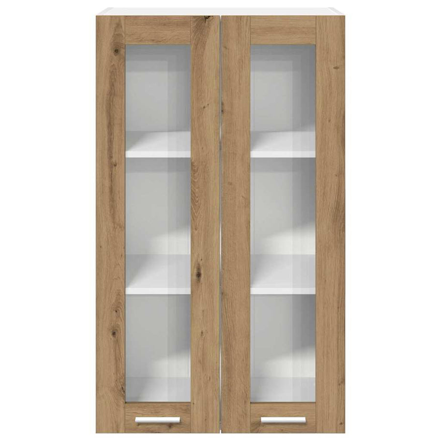 Hangkast Riga Artisan Eiken 60 x 31 x 100 cm Bewerkt hout