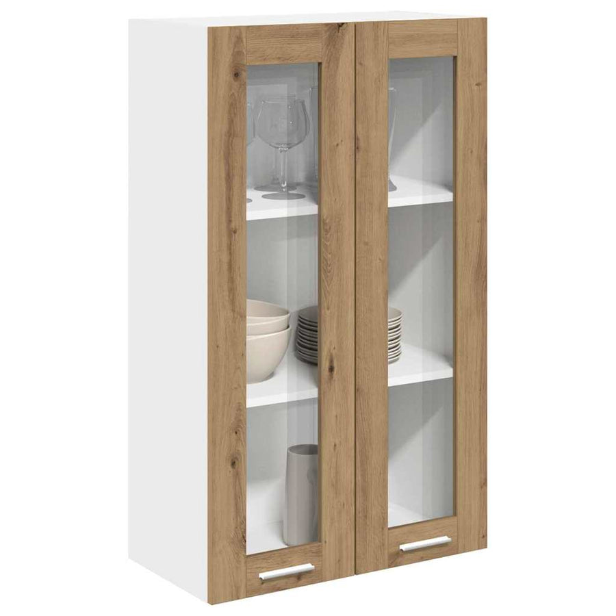 Hangkast Riga Artisan Eiken 60 x 31 x 100 cm Bewerkt hout