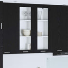 Hangkast zwart eiken 80x31x100 cm