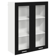 Hangkast Riga Zwart Eiken 80 x 31 x 100 cm Bewerkt hout