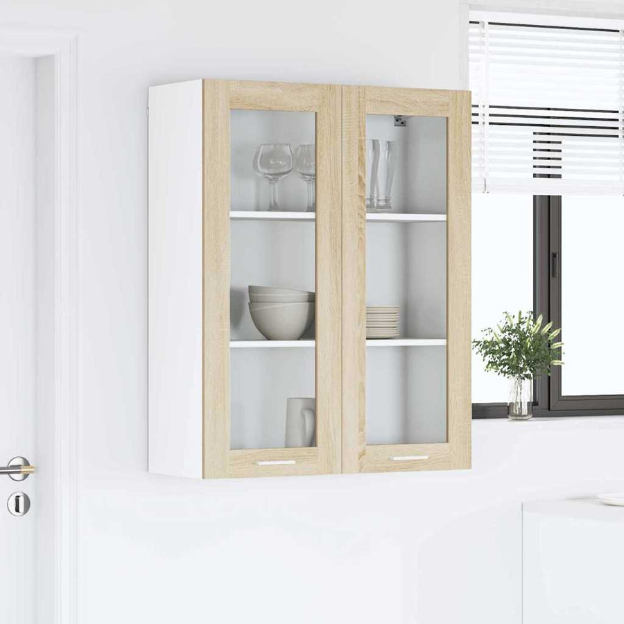 Hangkast Riga Sonoma Eiken 80 x 31 x 100 cm Bewerkt hout