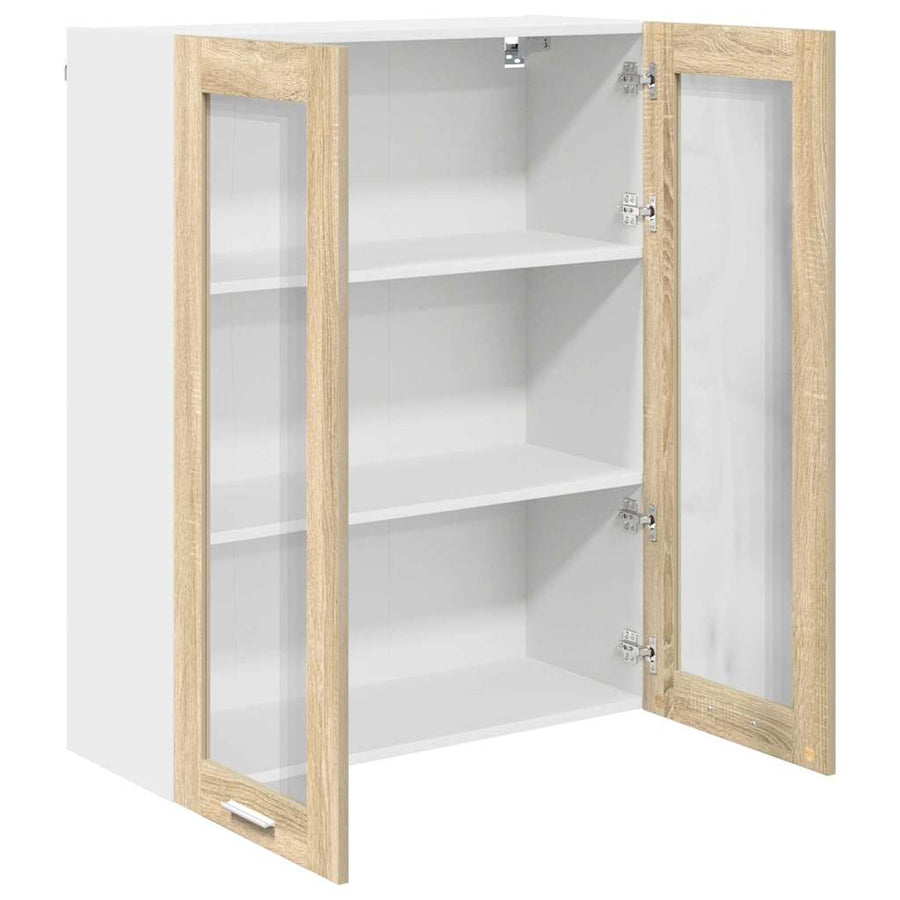 Hangkast Riga Sonoma Eiken 80 x 31 x 100 cm Bewerkt hout