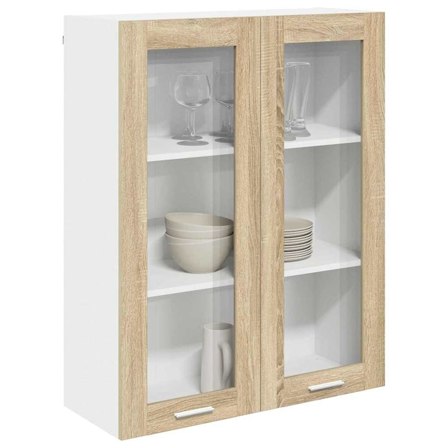Hangkast Riga Sonoma Eiken 80 x 31 x 100 cm Bewerkt hout