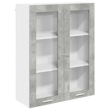Hangkast Riga Beton Grijs 80 x 31 x 100 cm Bewerkt hout