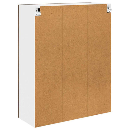 Hangkast Riga Gerookt eiken 80 x 31 x 100 cm Bewerkt hout