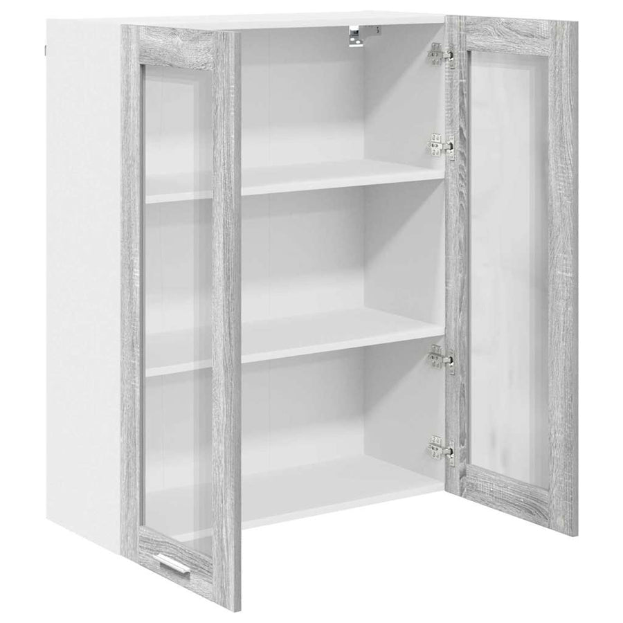 Hangkast Riga Grijs Sonoma 80 x 31 x 100 cm Bewerkt hout