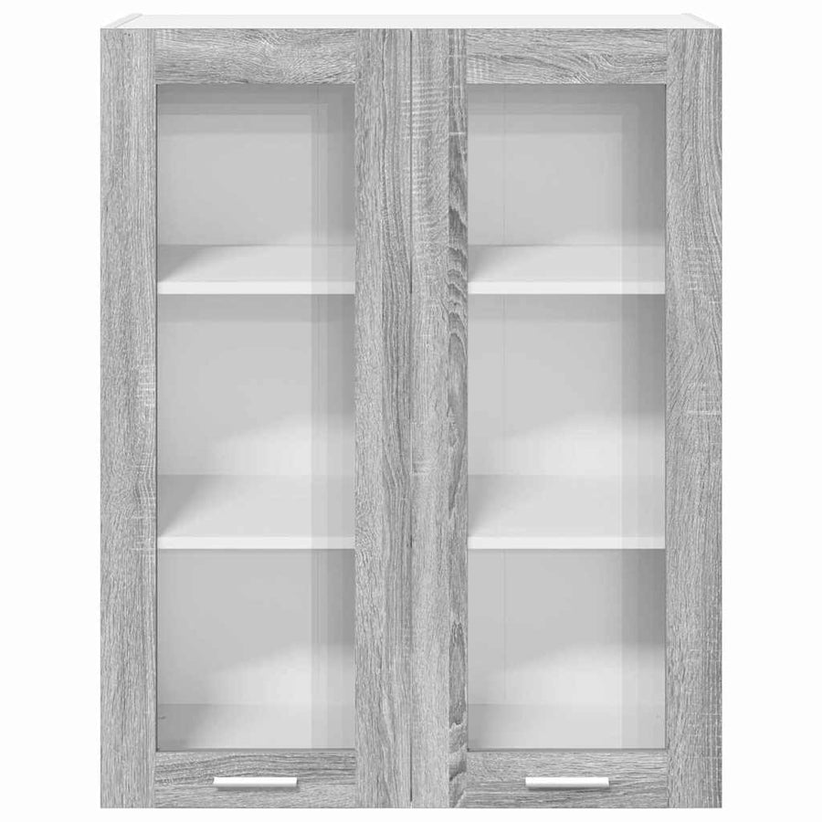 Hangkast Riga Grijs Sonoma 80 x 31 x 100 cm Bewerkt hout
