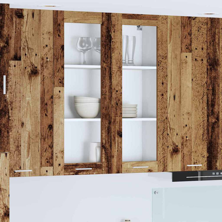 Hangkast met plank Riga Oud Hout 80 x 31 x 100 cm Bewerkt hout