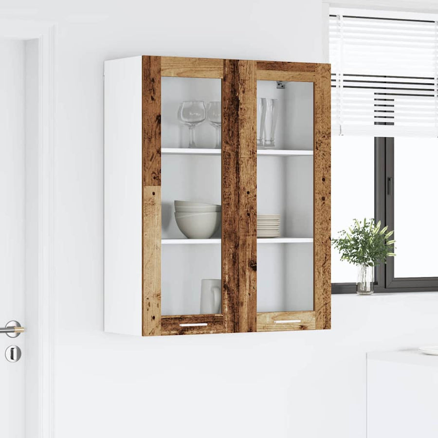 Hangkast met plank Riga Oud Hout 80 x 31 x 100 cm Bewerkt hout
