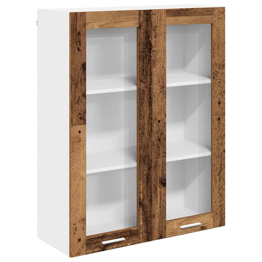 Hangkast met plank Riga Oud Hout 80 x 31 x 100 cm Bewerkt hout