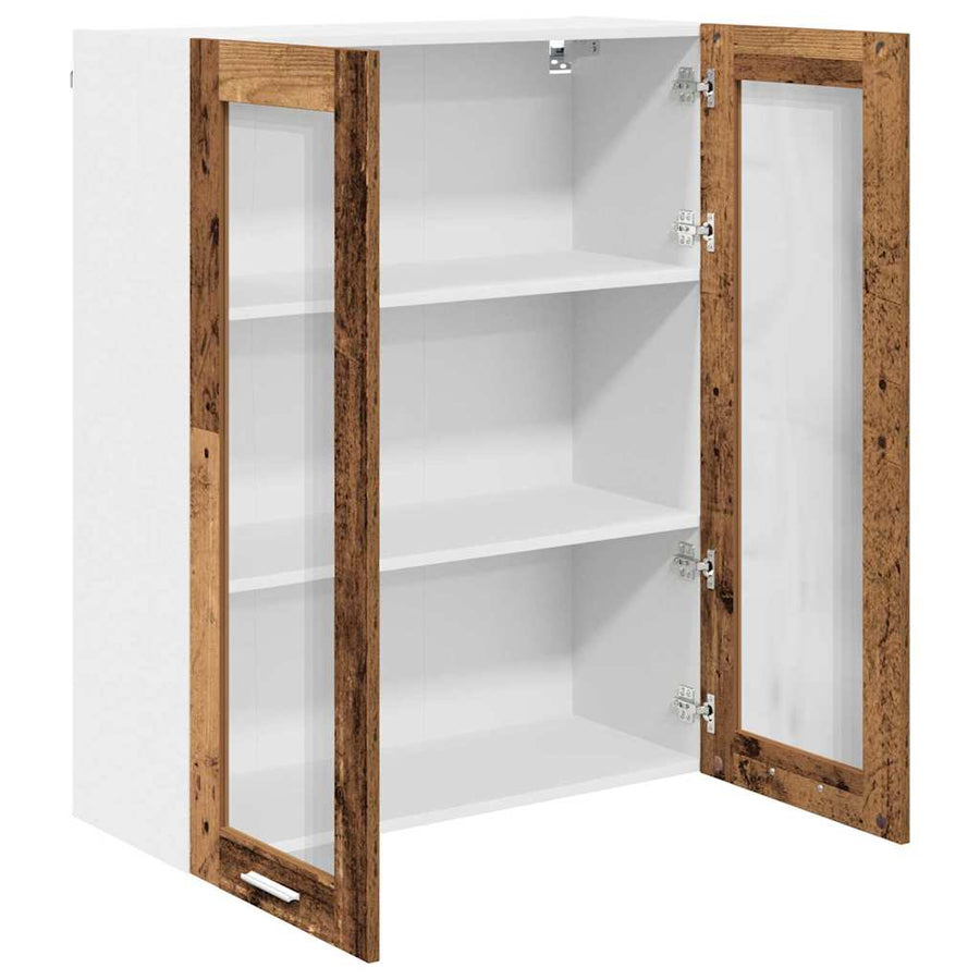 Hangkast met plank Riga Oud Hout 80 x 31 x 100 cm Bewerkt hout