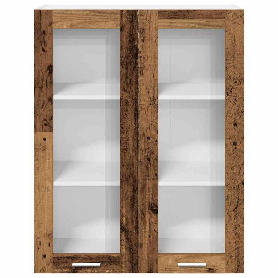 Hangkast met plank Riga Oud Hout 80 x 31 x 100 cm Bewerkt hout