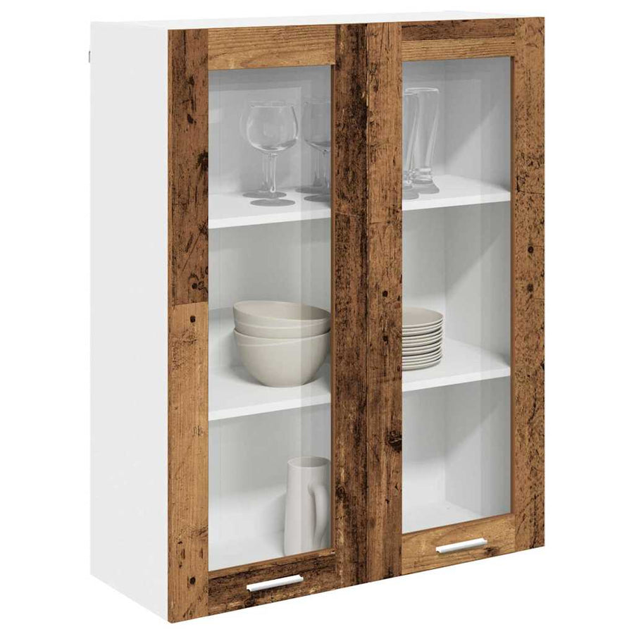 Hangkast met plank Riga Oud Hout 80 x 31 x 100 cm Bewerkt hout