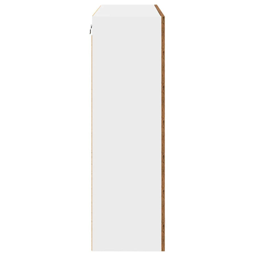 Hangkast met plank Riga Oud Hout 80 x 31 x 100 cm Bewerkt hout