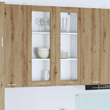Hangkast Riga Artisan Eiken 80 x 31 x 100 cm Bewerkt hout