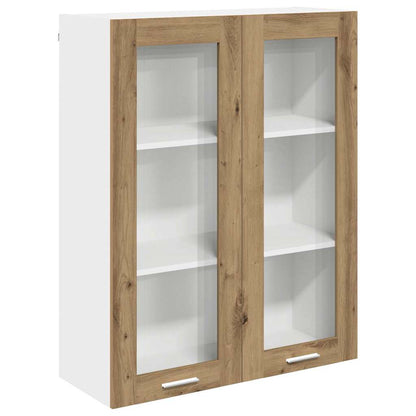Hangkast Riga Artisan Eiken 80 x 31 x 100 cm Bewerkt hout