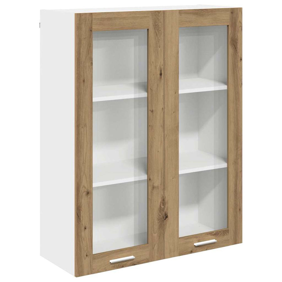 Hangkast Riga Artisan Eiken 80 x 31 x 100 cm Bewerkt hout